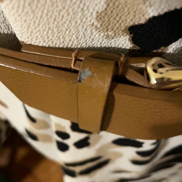 Michael Kors brown belt w/gold “peg” designs (OLCC) (BELT only) - Picture 11 of 11